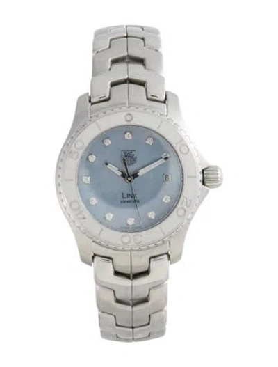 Pre-owned Tag Heuer Link Watch, 27mm In Multicolor