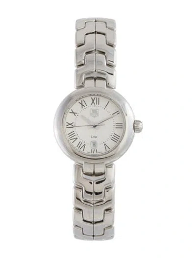 Pre-owned Tag Heuer Link Watch, 30mm In Multicolor