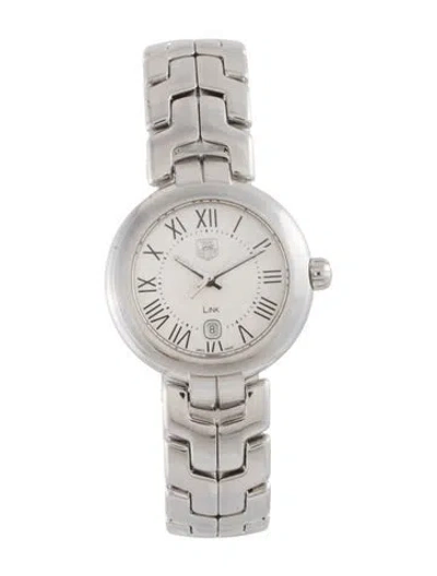 Pre-owned Tag Heuer Link Watch, 30mm In Multicolor