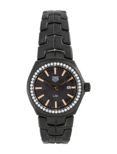 Pre-owned Tag Heuer Link Watch, 32mm In Multicolor