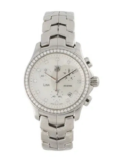 Pre-owned Tag Heuer Link Watch, 33mm In Multicolor