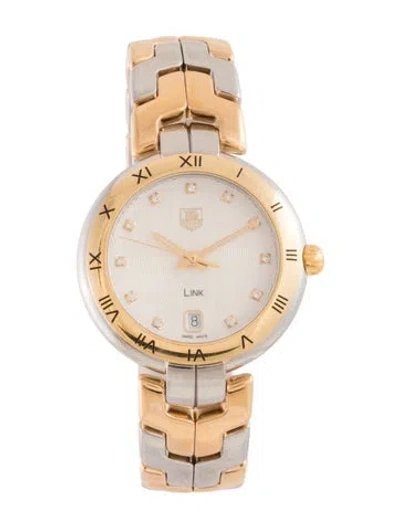 Pre-owned Tag Heuer Link Watch, 35mm In Multi
