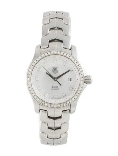 Pre-owned Tag Heuer Link Watch, 37mm In Multi