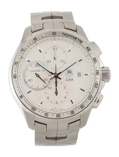 Pre-owned Tag Heuer Link Watch, 43mm In Multi