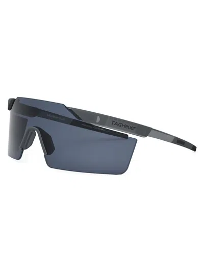 Tag Heuer Men's 56mm Shield Sunglasses In Blue