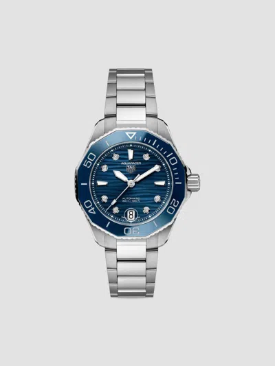 Tag Heuer Men's Aquaracer Professional 300 Stainless Steel & Diamond Bracelet Watch In Silver