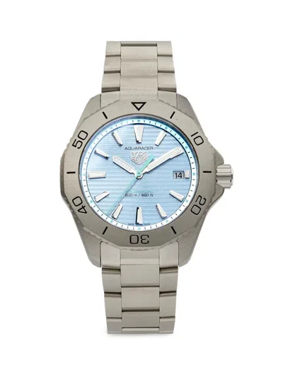 Tag Heuer Men's Aquaracer Titanium Bracelet Watch/40mm In Gray
