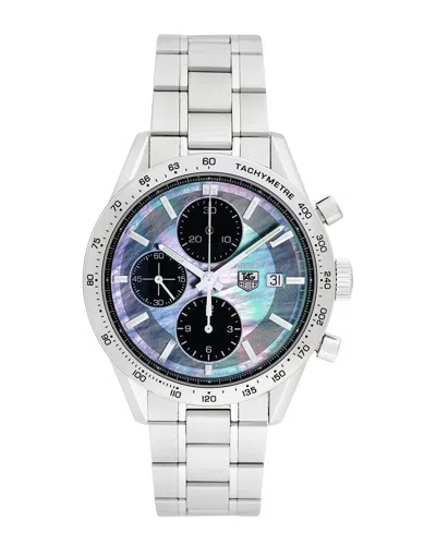 Pre-owned Tag Heuer Men's Carrera Chronograph Watch, Circa 2000's (authentic Pre-loved)