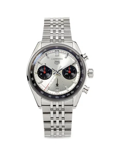 Tag Heuer Men's Carrera Stainless Steel Chronograph Watch/39mm In Metallic