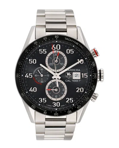 Tag Heuer Men's Carrera Watch In Metallic