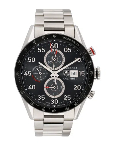 Tag Heuer Men's Carrera Watch, Circa 2000s (authentic ) In Black
