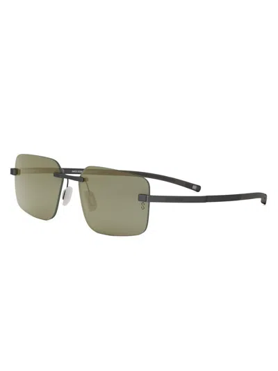 Tag Heuer Men's Flex 58mm Geometric Sunglasses In Metallic