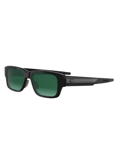 Tag Heuer Men's Golden Age 54mm Rectangular Sunglasses In Black