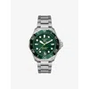 Tag Heuer Mens Green Wbp5116.ba0013 Aquaracer Professional 300 Stainless-steel Automatic Watch In Green