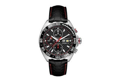 Pre-owned Tag Heuer Men's  Formula 1 X Mario Kart Caz201e.fc6517 Watch In Leather