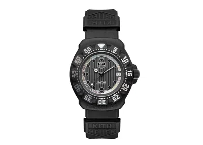 Pre-owned Tag Heuer Men's  X Kith Formula 1 New York Wa126abt0005 Watch In Rubber