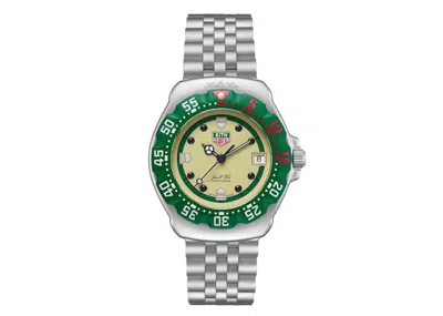 Pre-owned Tag Heuer Men's  X Kith Formula 1 Paris Wa121nba0023 Watch In Rubber