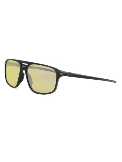 Tag Heuer Men's Vingt Sept 59mm Geometric Sunglasses In Black