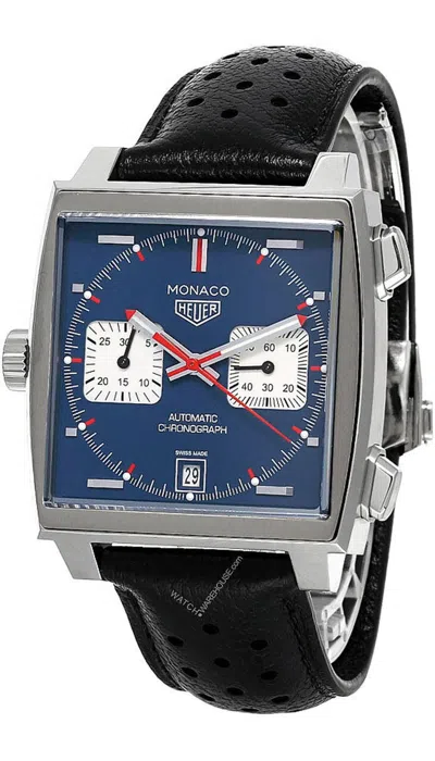 Pre-owned Tag Heuer Monaco Calibre 11 Chrono Auto Steve Mcqueen Caw211p.fc6356