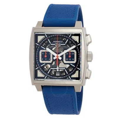 Tag Heuer Monaco Chronograph Automatic Men's Watch Cbl2182.ft6235 In Blue