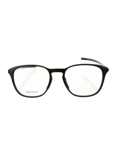 Pre-owned Tag Heuer Oversize Eyeglasses In Black