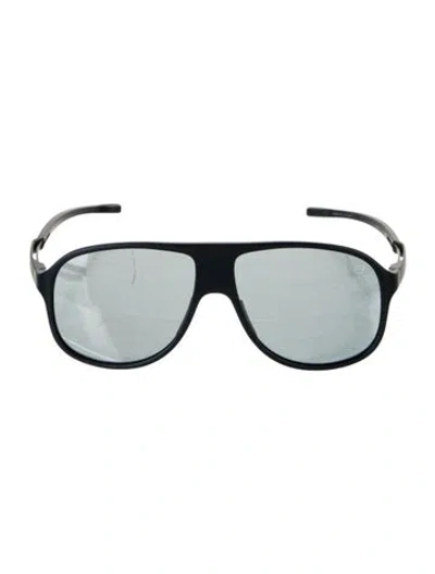 Pre-owned Tag Heuer Oversize Tinted Sunglasses W/ Tags In Blue