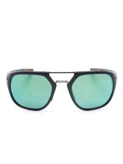 Tag Heuer Pilot-frame Sunglasses In Blue