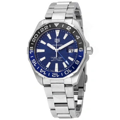 Tag Heuer Aquaracer Automatic Blue Dial Men's Watch Way201t.ba0927 In Aqua / Black / Blue