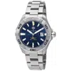 TAG HEUER PRE-OWNED TAG HEUER AQUARACER BLUE DIAL MEN'S WATCH WAY2012.BA0927