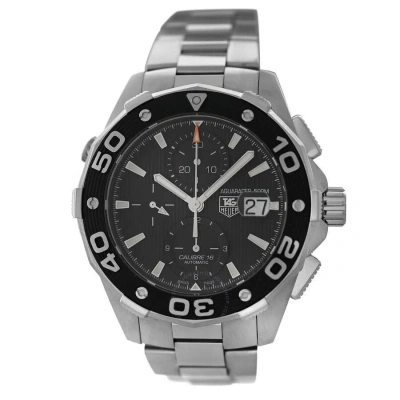 Tag Heuer Aquaracer Chronograph Black Dial Men's Watch Caj2110.ba0872 In Gray
