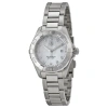 TAG HEUER PRE-OWNED TAG HEUER AQUARACER DIAMOND MOTHER OF PEARL DIAL LADIES WATCH WAY1413.BA0920