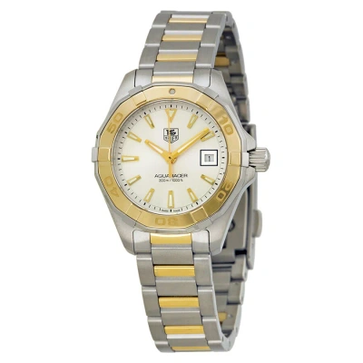 Tag Heuer Aquaracer Silver Dial Ladies Watch Way1455.bd0922 In Aqua / Gold / Gold Tone / Silver / Yellow