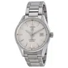 TAG HEUER PRE-OWNED TAG HEUER CARRERA CALIBRE 5 AUTOMATIC SILVER DIAL MEN'S WATCH WAR211B.BA0782