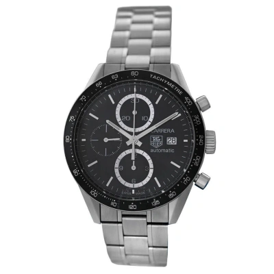 Tag Heuer Carrera Chronograph Automatic Black Dial Men's Watch Cv2010-4