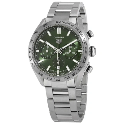 Tag Heuer Carrera Chronograph Automatic Green Dial Men's Watch Cbn2a10.ba0643