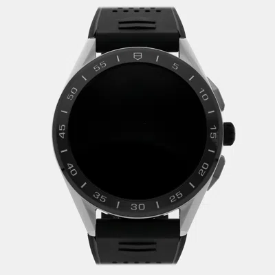 Pre-owned Tag Heuer Connected Calibre E3 Sbg8a10.bt6219 In Black