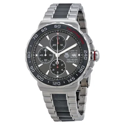 Tag Heuer Formula 1 Automatic Chronograph Men's Watch Cau2011.ba0873 In Grey/silver Tone
