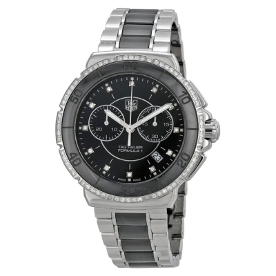 Tag Heuer Formula 1 Chronograph Diamond Black Dial Unisex Watch Cah1212.ba0862