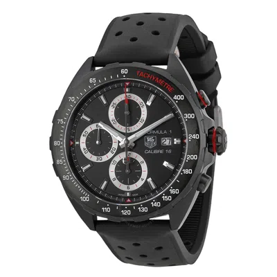 Tag Heuer Formula 1 Chronograph Tachymeter Black Dial Men's Watch Caz2011.ft8024