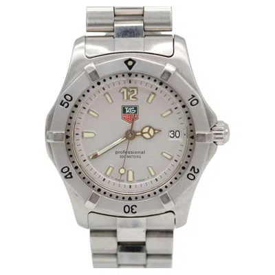 Pre-owned Tag Heuer Professional 2000 Wk1212 � 36mm � Quartz � Silver Dial In Multiple