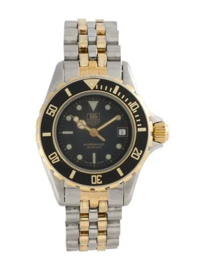 Pre-owned Tag Heuer Professional Watch, 28mm In Multicolor