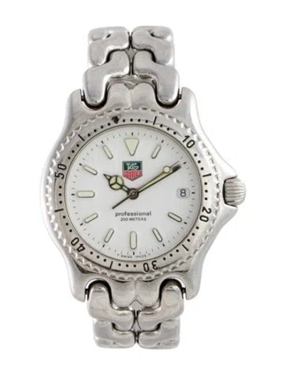 Pre-owned Tag Heuer Professional Watch, 34mm In Multi