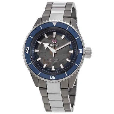 Pre-owned Tag Heuer Rado Captain Cook High-tech Ceramic Automatic Blue Dial Men's Watch R32128202