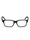 Tag Heuer Rectangle-frame Glasses In Black