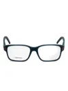 Tag Heuer Rectangle-frame Glasses In Blue