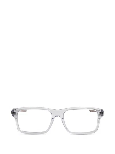 Tag Heuer Rectangle-frame Glasses In Gray