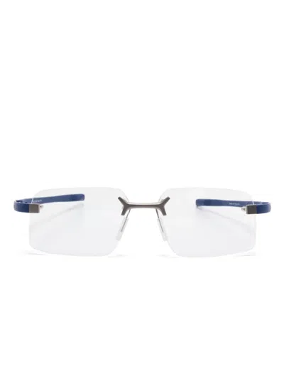 Tag Heuer Rimless Glasses In 091 Blue