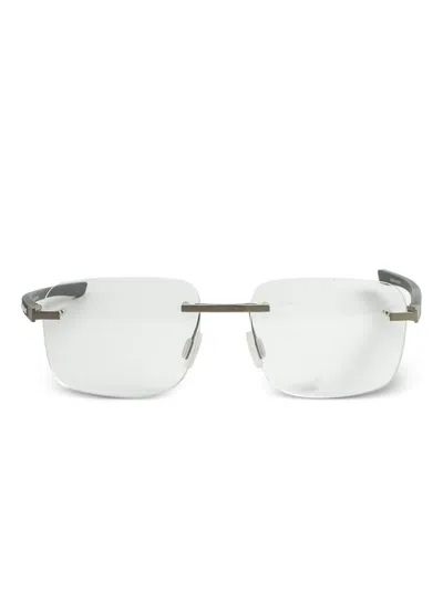 Tag Heuer Rimless Glasses In Silver