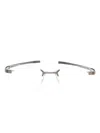 Tag Heuer Rectangle-frame Glasses In Green