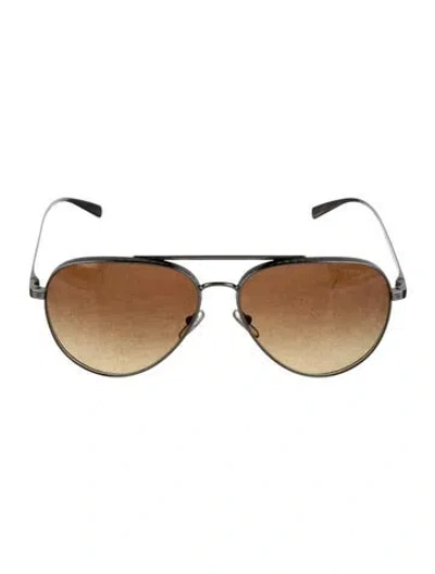 Pre-owned Tag Heuer Shield Tinted Sunglasses W/ Tags In Gray